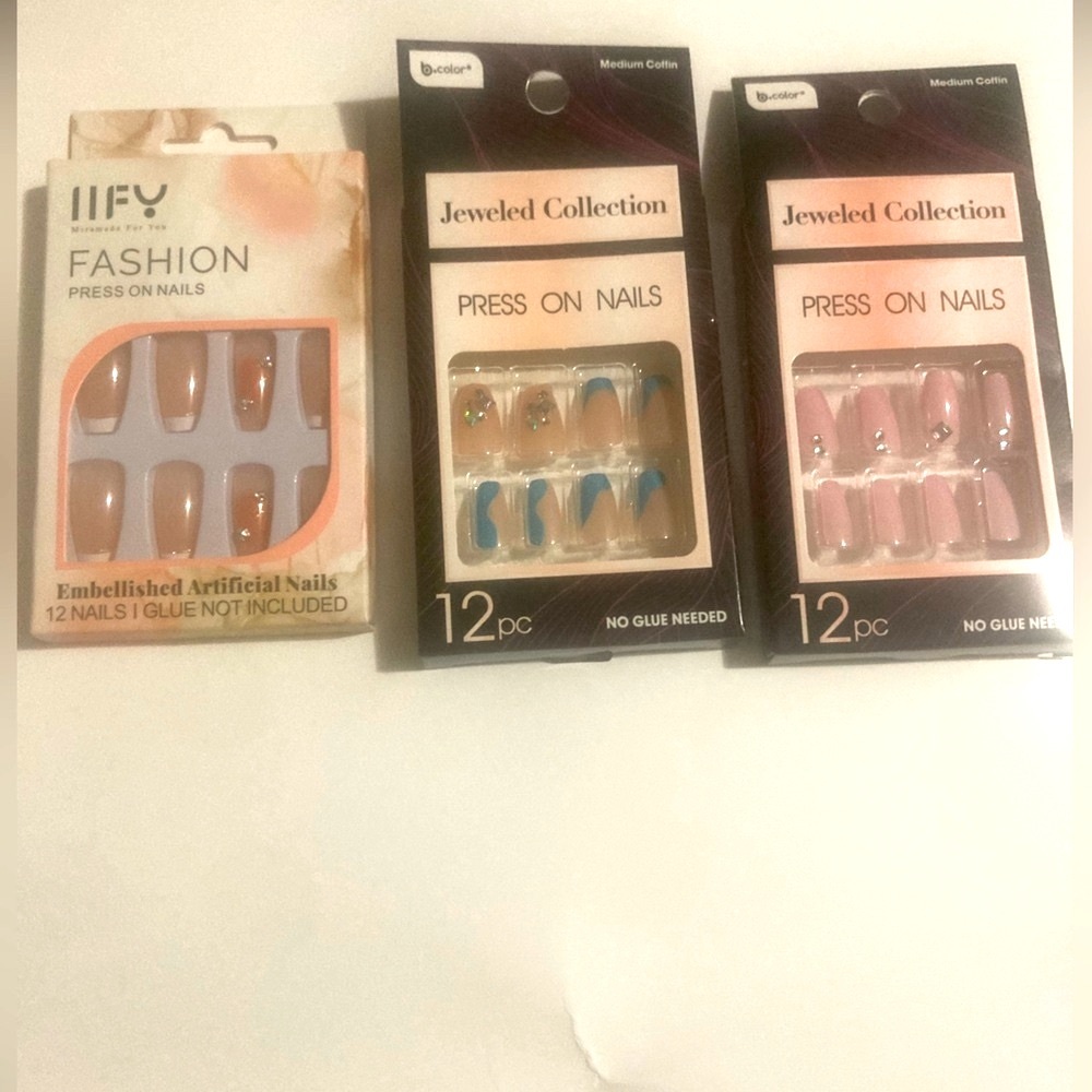 Nails Bundle Set of 3 packs new for $5.00